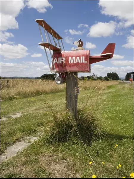 Roadside mailbox, New Zealand, Pacific