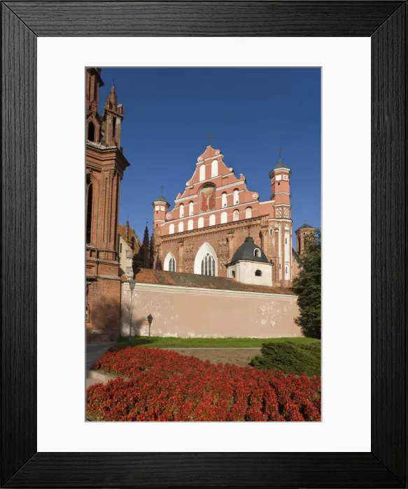 Framed Print : St. Francis and Bernardine Church, Vilnius, Lithuania, Baltic States, Europe Framed Print : St. Francis and Bernardine Church, Vilnius, Lithuania, Baltic States, Europe