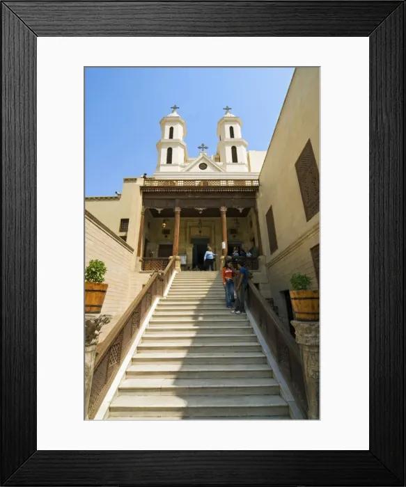 Framed Print : Hanging Church, Coptic Cairo, Cairo, Egypt, North Africa, Africa Framed Print : Hanging Church, Coptic Cairo, Cairo, Egypt, North Africa, Africa