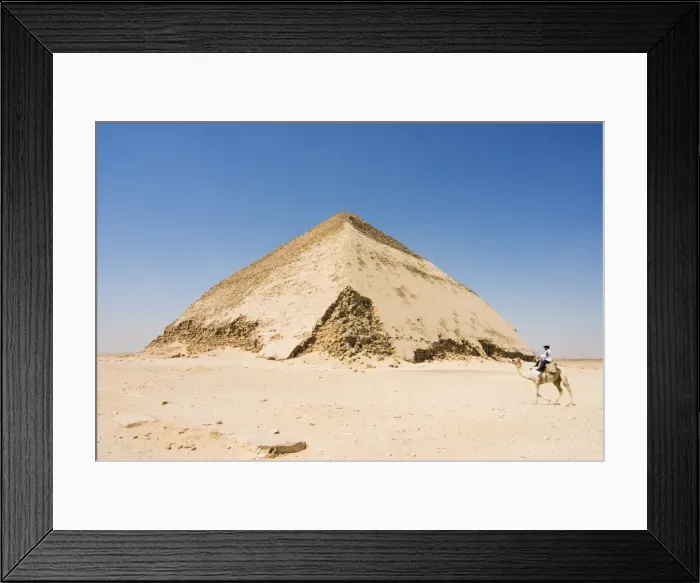 Framed Print : The Bent Pyramid at Dahshur, UNESCO World Heritage Site, near Cairo, Egypt Framed Print : The Bent Pyramid at Dahshur, UNESCO World Heritage Site, near Cairo, Egypt