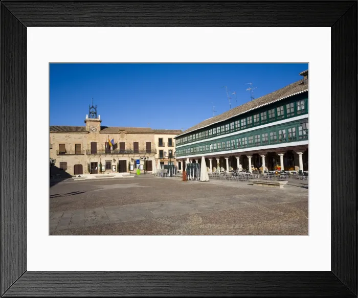 Framed Print : Plaza Mayor, Almagro, Castilla-La Mancha, Spain, Europe