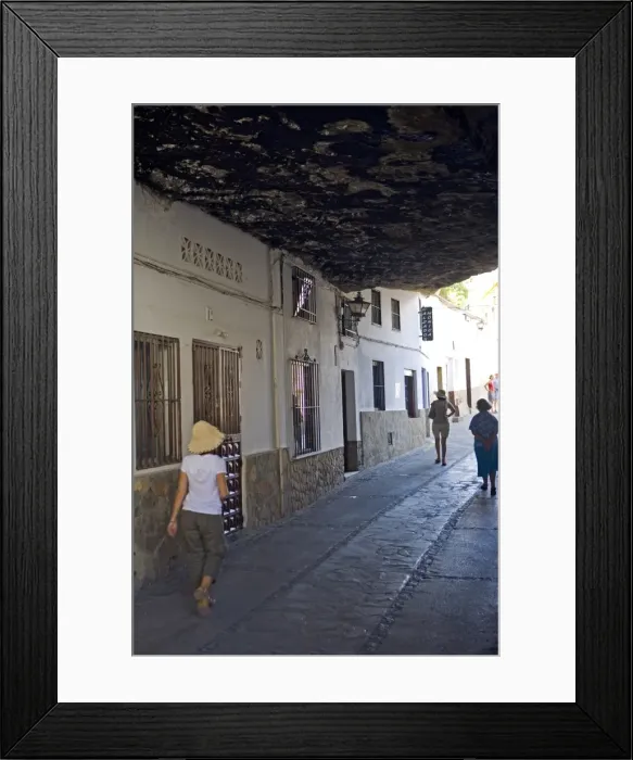 Framed Print : Setenil de las Bodegas, one of the white villages, Malaga province, Andalucia Framed Print : Setenil de las Bodegas, one of the white villages, Malaga province, Andalucia