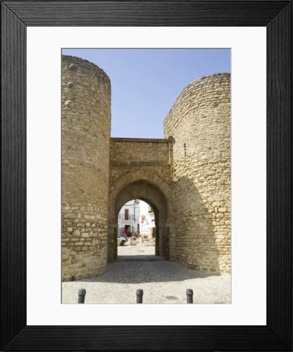 Framed Print : Almocabar Gate, Ronda, Malaga province, Andalucia, Spain, Europe Framed Print : Almocabar Gate, Ronda, Malaga province, Andalucia, Spain, Europe