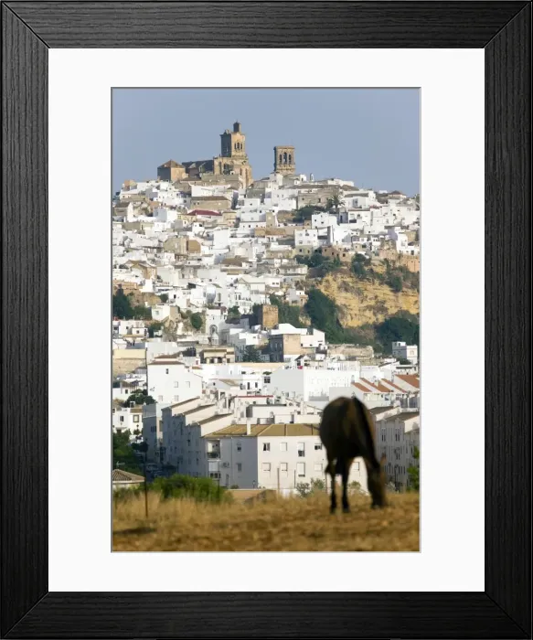 Framed Print : Arcos de la Frontera, one of the white villages, Andalucia, Spain, Europe Framed Print : Arcos de la Frontera, one of the white villages, Andalucia, Spain, Europe