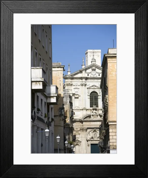 Framed Print : Saint Irene church, Lecce, Lecce province, Puglia, Italy, Europe Framed Print : Saint Irene church, Lecce, Lecce province, Puglia, Italy, Europe