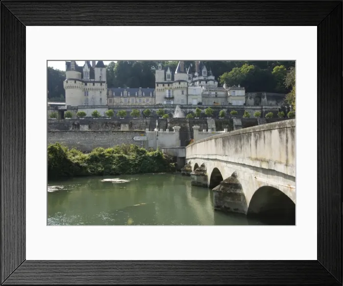 Framed Print : The Chateau d Usse, supposedly the insiration for Charles Perraults Sleeping Beauty