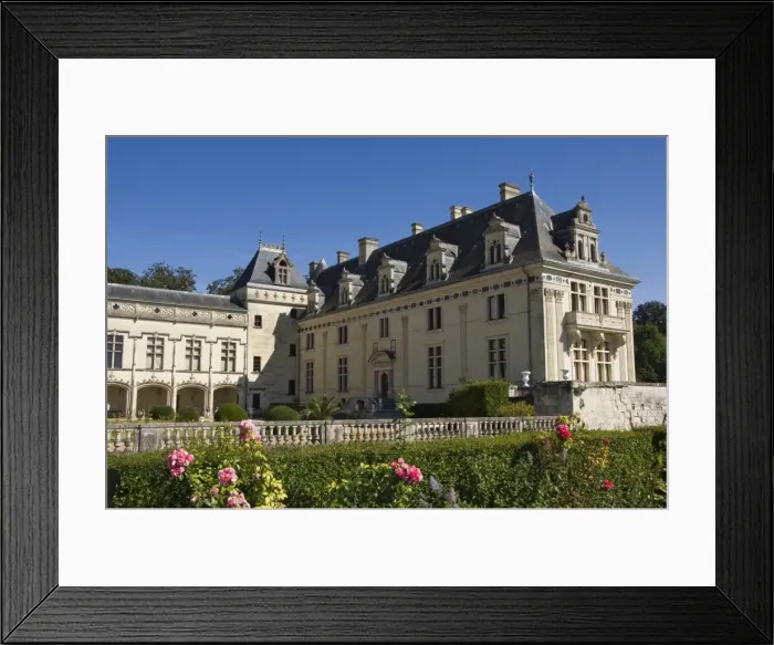 Framed Print : The 15th century Chateau Breze, Maine-et-Loire, Loire valley, France, Europe Framed Print : The 15th century Chateau Breze, Maine-et-Loire, Loire valley, France, Europe