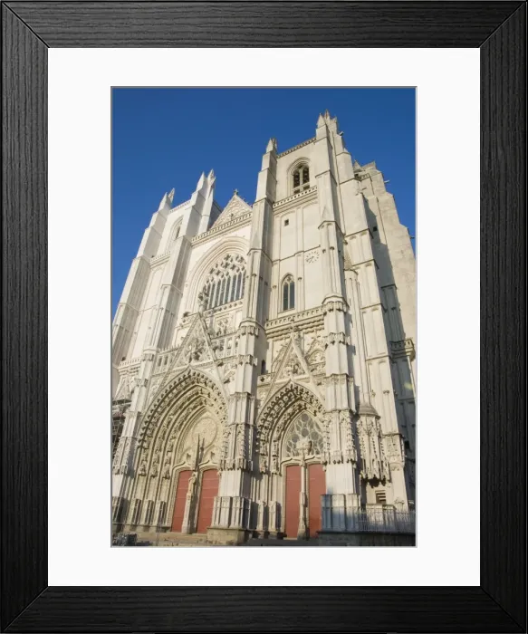Framed Print : The front of the Cathedrale de St. -Pierre et St. -Paul, Nantes, Brittany, France, Europe Framed Print : The front of the Cathedrale de St. -Pierre et St. -Paul, Nantes, Brittany, France, Europe