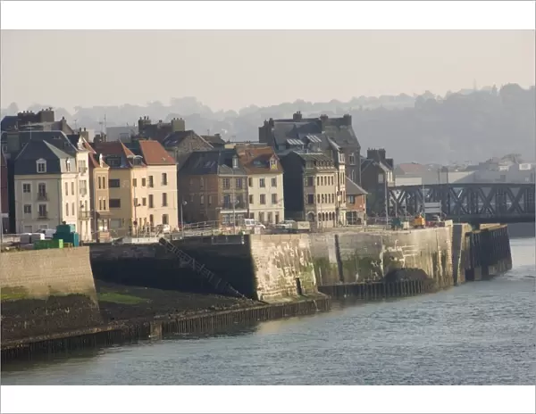 Old harbourside, Dieppe, Seine Maritime, Normandy, France, Europe