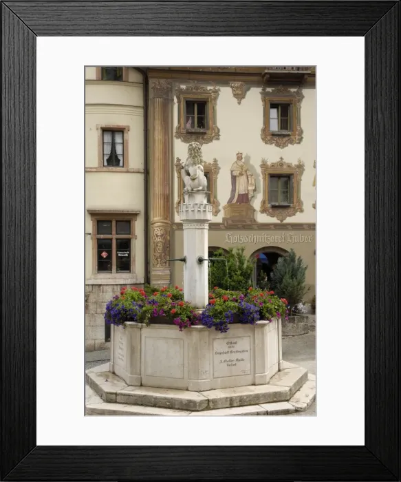 Framed Print : Market Platz, Berchtesgaden, Bavaria, Germany, Europe Framed Print : Market Platz, Berchtesgaden, Bavaria, Germany, Europe