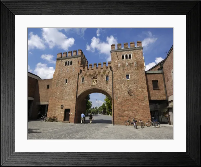 Framed Print : Landtor, Gate tower in the city walls, Landshut, Bavaria, Germany, Europe Framed Print : Landtor, Gate tower in the city walls, Landshut, Bavaria, Germany, Europe