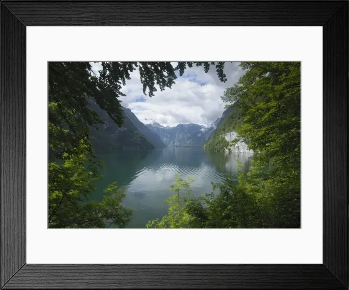 Framed Print : Konigssee, Berchtesgaden National Park, Bavaria, Germany