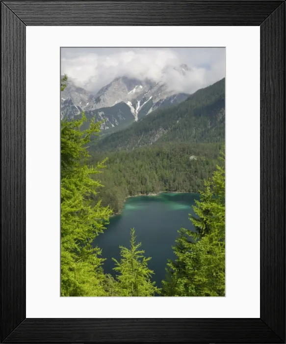 Framed Print : Blindsee, near Fernpass, Tyrol, Austria, Europe Framed Print : Blindsee, near Fernpass, Tyrol, Austria, Europe