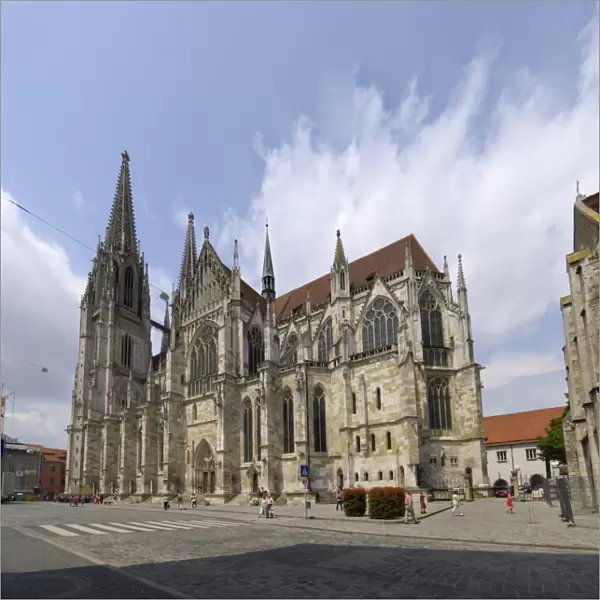Cathedral (Dom), Regensburg, Bavaria, Germany, Europe