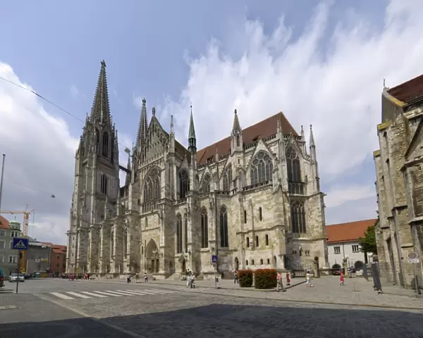 Cathedral (Dom), Regensburg, Bavaria, Germany, Europe
