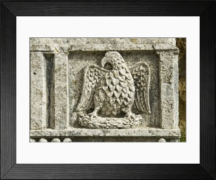 Framed Print : Roman High Relief in the courtyard of San Pietro Church, Tuscania, Viterbo Framed Print : Roman High Relief in the courtyard of San Pietro Church, Tuscania, Viterbo