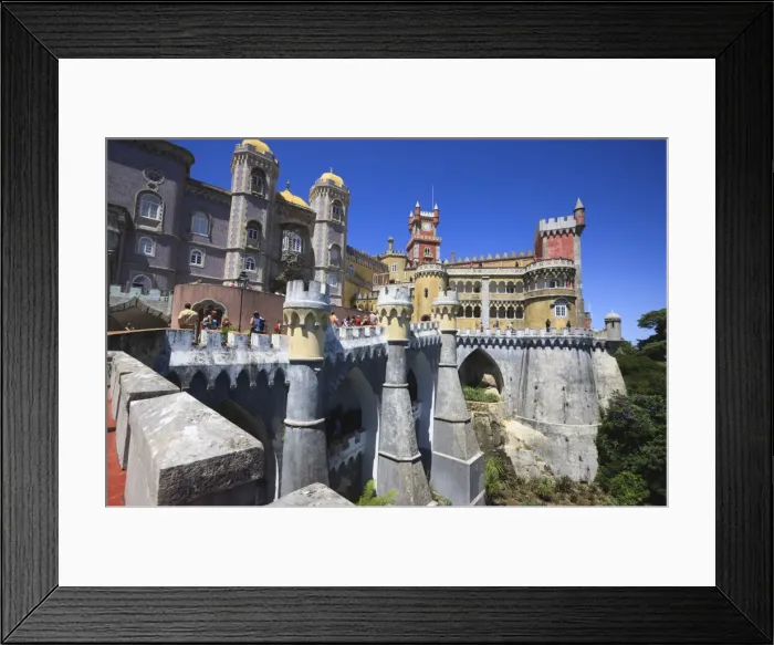 Framed Print : Pena National Palace, Sintra, UNESCO World Heritage Site, Portugal, Europe