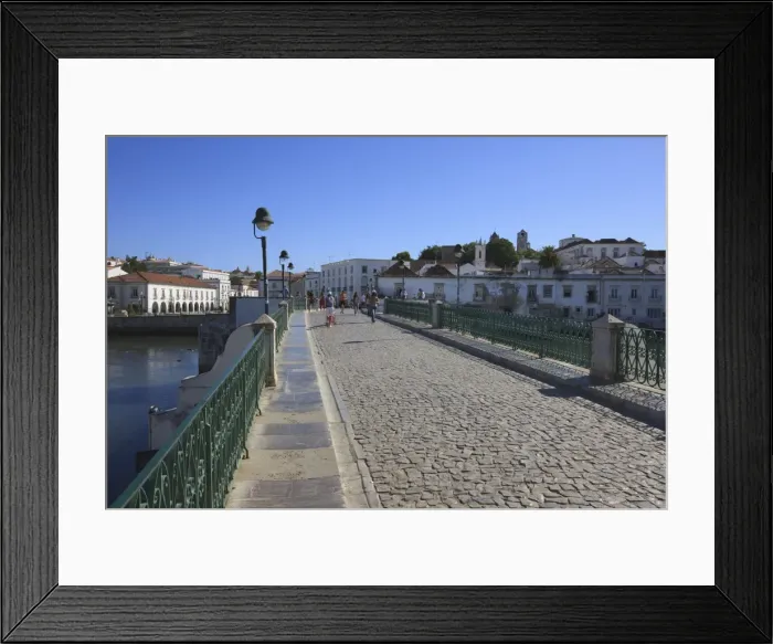 Framed Print : Ponta Romana (Roman Bridge), Tavira, Algarve, Portugal, Europe Framed Print : Ponta Romana (Roman Bridge), Tavira, Algarve, Portugal, Europe