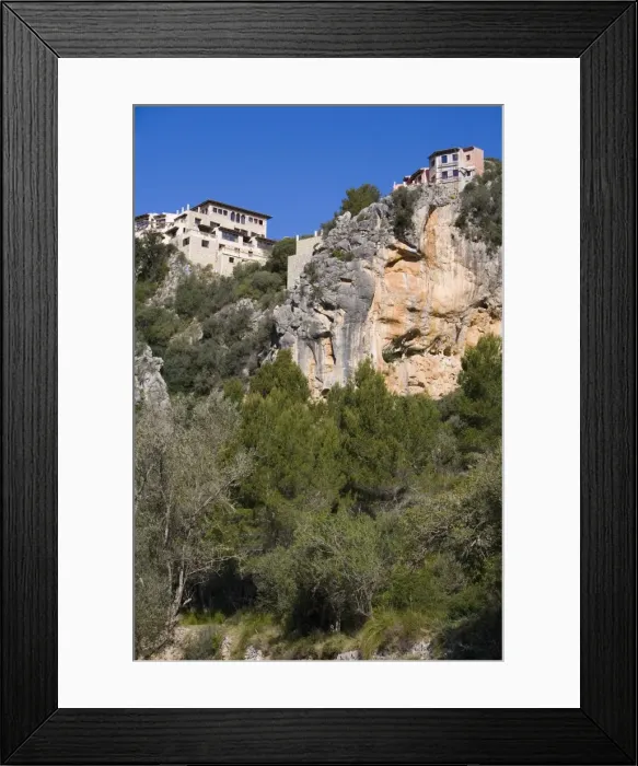 Framed Print : Galilea village, Sierra de Tramontana, Majorca, Balearic Islands, Spain, Europe Framed Print : Galilea village, Sierra de Tramontana, Majorca, Balearic Islands, Spain, Europe