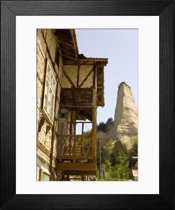 Framed Print : Sand pyramids, Melnik, Bulgaria, Europe Framed Print : Sand pyramids, Melnik, Bulgaria, Europe