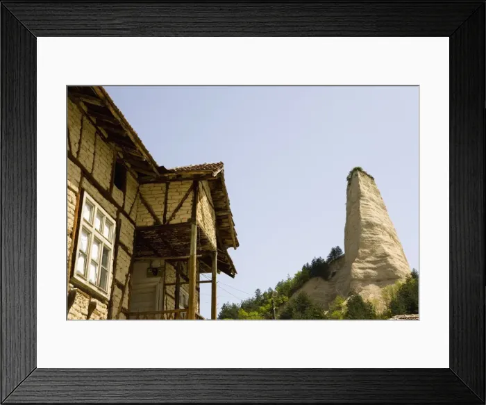 Framed Print : Sand pyramids, Melnik, Bulgaria, Europe Framed Print : Sand pyramids, Melnik, Bulgaria, Europe