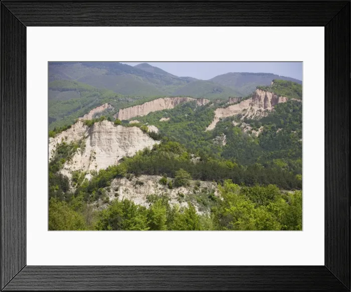 Framed Print : Sand pyramids, Melnik, Bulgaria, Europe Framed Print : Sand pyramids, Melnik, Bulgaria, Europe