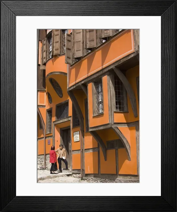 Framed Print : Old Town, Plovdiv, Bulgaria, Europe Framed Print : Old Town, Plovdiv, Bulgaria, Europe