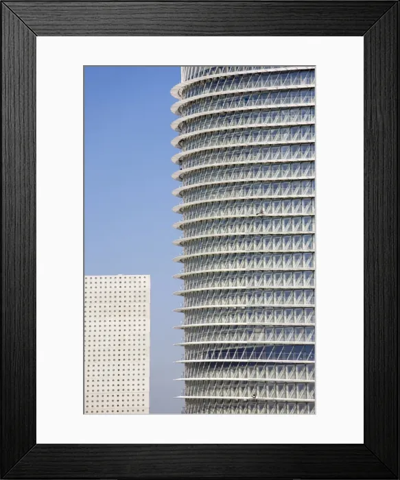Framed Print : Water tower, Expo 2008 Work in Progress, Zaragoza, Aragon, Spain, Europe