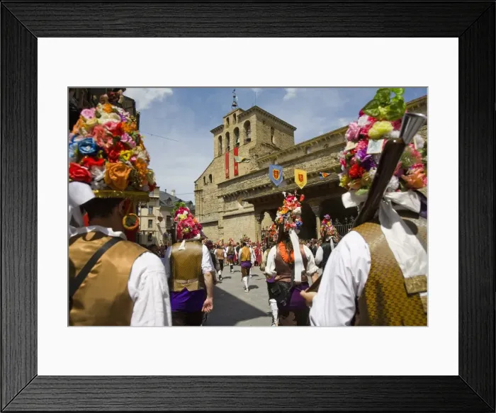 Framed Print : Celebrations of First Friday of May, Jaca, Aragon, Spain, Europe Framed Print : Celebrations of First Friday of May, Jaca, Aragon, Spain, Europe