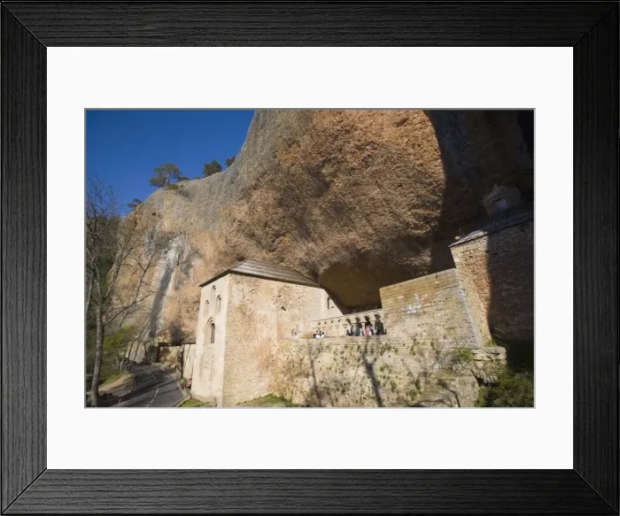 Framed Print : San Juan de la Pena monastery, Jaca, Aragon, Spain, Europe Framed Print : San Juan de la Pena monastery, Jaca, Aragon, Spain, Europe