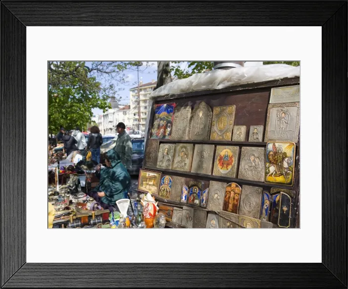 Framed Print : Icons at Aleksander Nevski church market, Sofia, Bulgaria, Europe Framed Print : Icons at Aleksander Nevski church market, Sofia, Bulgaria, Europe