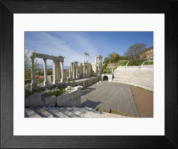 Framed Print : Roman theatre of ancient Philippopolis, Plovdiv, Bulgaria, Europe Framed Print : Roman theatre of ancient Philippopolis, Plovdiv, Bulgaria, Europe