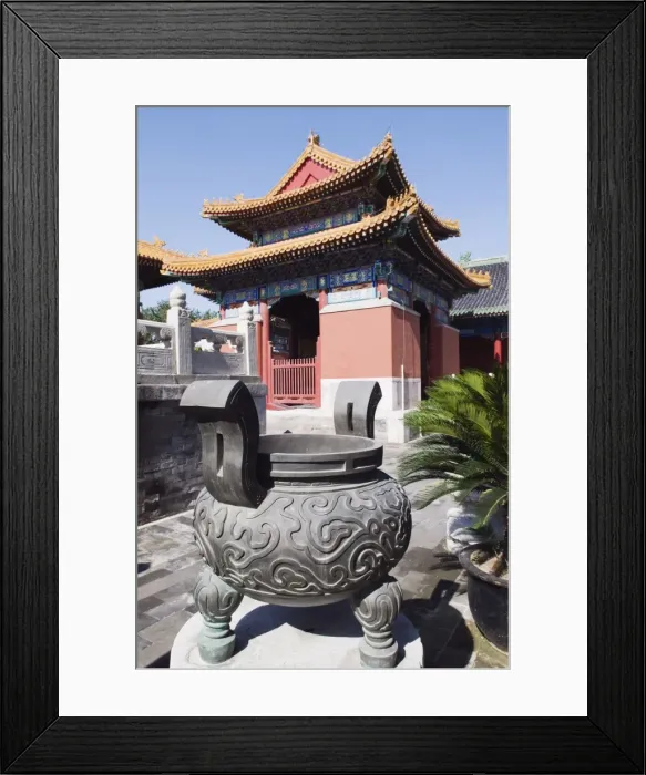 Framed Print : The Historical Imperial Temple, Beijing, China, Asia Framed Print : The Historical Imperial Temple, Beijing, China, Asia