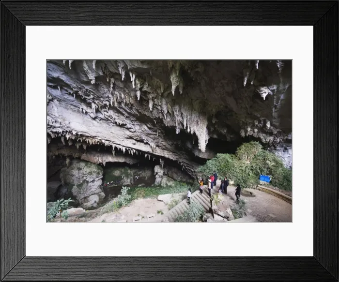 Framed Print : Zhijin Cave, the largest in China at 10 km long and 150 high, Guizhou Province Framed Print : Zhijin Cave, the largest in China at 10 km long and 150 high, Guizhou Province