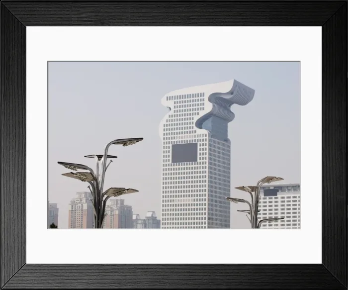 Framed Print : Pangu Plaza 7 Star Dragon Hotel, Olympic Green area, Beijing, China, Asia Framed Print : Pangu Plaza 7 Star Dragon Hotel, Olympic Green area, Beijing, China, Asia