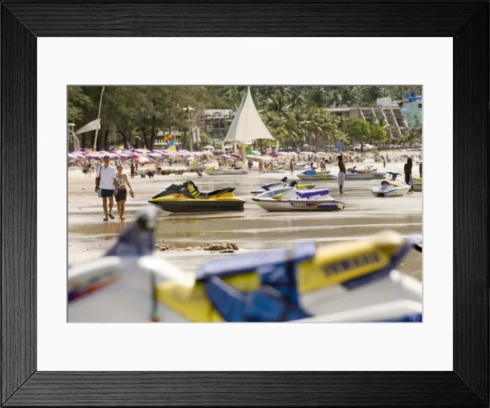 Framed Print : Jetskis, Patong beach, Phuket, Thailand, Southeast Asia, Asia Framed Print : Jetskis, Patong beach, Phuket, Thailand, Southeast Asia, Asia