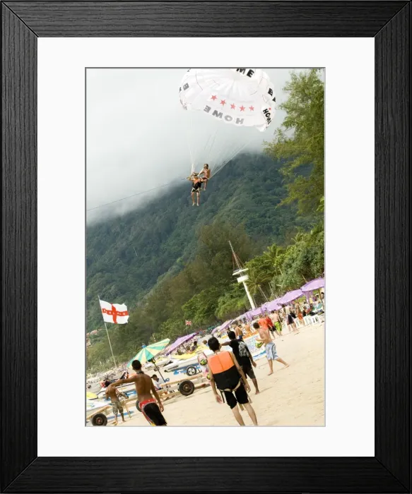 Framed Print : Paragliding, Patong beach, Phuket, Thailand, Southeast Asia, Asia Framed Print : Paragliding, Patong beach, Phuket, Thailand, Southeast Asia, Asia