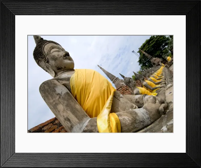 Framed Print : Buddha statues, Ayuthaya, Thailand, Southeast Asia, Asia Framed Print : Buddha statues, Ayuthaya, Thailand, Southeast Asia, Asia