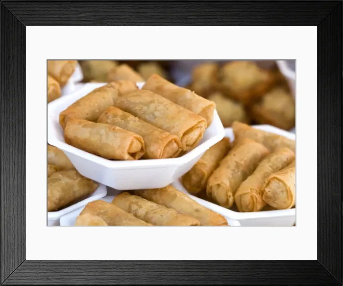 Framed Print : Spring rolls, Chatuchak weekend market, Bangkok, Thailand, Southeast Asia, Asia Framed Print : Spring rolls, Chatuchak weekend market, Bangkok, Thailand, Southeast Asia, Asia