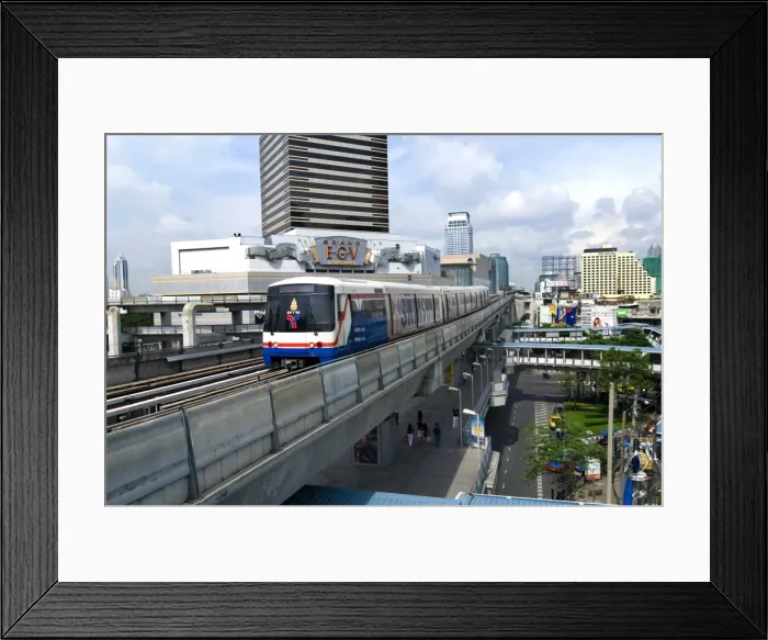 Framed Print : BTS Skytrain, Bangkok, Thailand, Southeast Asia, Asia Framed Print : BTS Skytrain, Bangkok, Thailand, Southeast Asia, Asia