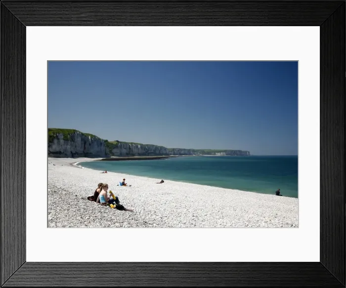 Framed Print : The beach at Fecamp, Cote d Albatre, Normandy, France, Europe Framed Print : The beach at Fecamp, Cote d Albatre, Normandy, France, Europe