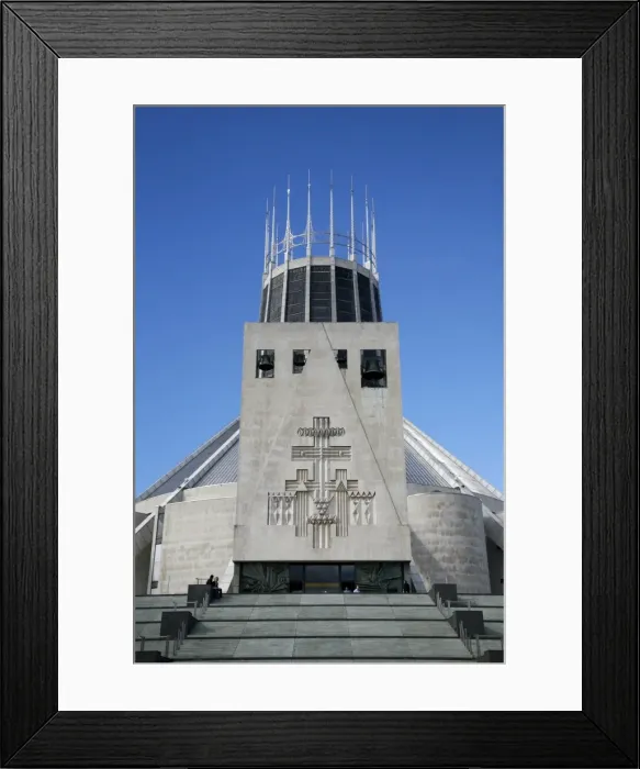 Framed Print : The Metropolitan Cathedral of Christ The King, Liverpool, Merseyside, England Framed Print : The Metropolitan Cathedral of Christ The King, Liverpool, Merseyside, England