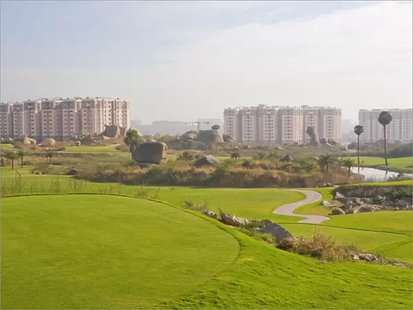 Golf club, Hi-Tech City, Hyderabad, Andhra Pradesh state, India, Asia