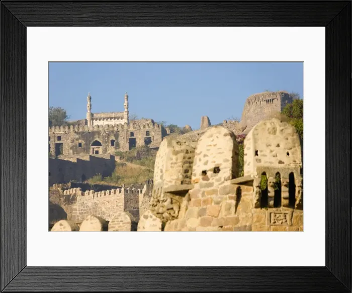 Framed Print : Golconda fort, Hyderabad, Andhra Pradesh state, India, Asia Framed Print : Golconda fort, Hyderabad, Andhra Pradesh state, India, Asia