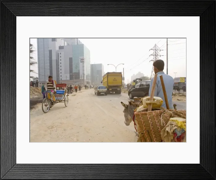 Framed Print : Gurgaon, Hi-Tech center 50km from Delhi, Haryana state, India, Asia Framed Print : Gurgaon, Hi-Tech center 50km from Delhi, Haryana state, India, Asia