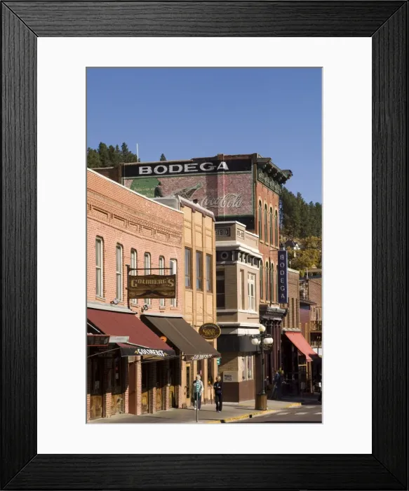 Framed Print : Main Street, Deadwood, Black Hills, South Dakota, United States of America, North America Framed Print : Main Street, Deadwood, Black Hills, South Dakota, United States of America, North America