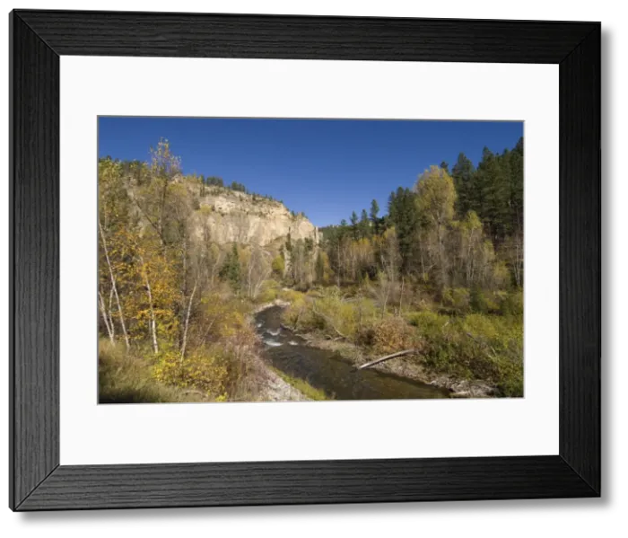 Framed Print : Spearfish Canyon, Black Hills, South Dakota, United States of America, North America