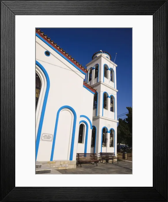 Framed Print : Church, Loutraki, Skopelos, Sporades Islands, Greek Islands, Greece, Europe Framed Print : Church, Loutraki, Skopelos, Sporades Islands, Greek Islands, Greece, Europe