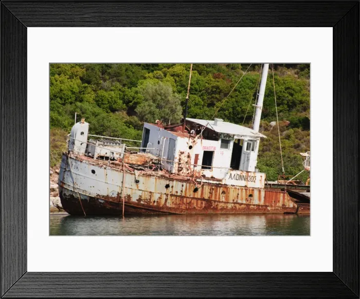 Framed Print : Shipwreck, Peristera Island near Alonissos, Sporades Islands, Greek Islands Framed Print : Shipwreck, Peristera Island near Alonissos, Sporades Islands, Greek Islands