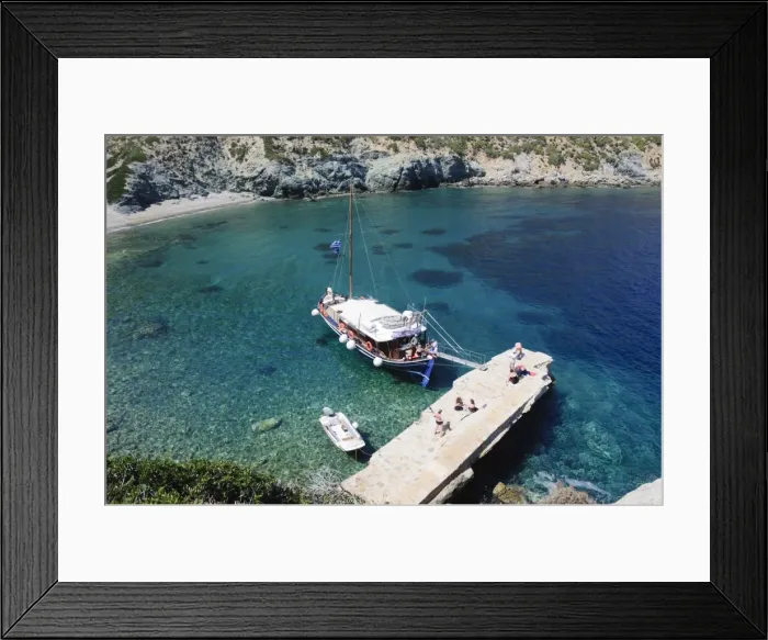 Framed Print : Island of Kira Panagia, off Alonissos, Sporades Islands, Greek Islands, Greece, Europe Framed Print : Island of Kira Panagia, off Alonissos, Sporades Islands, Greek Islands, Greece, Europe